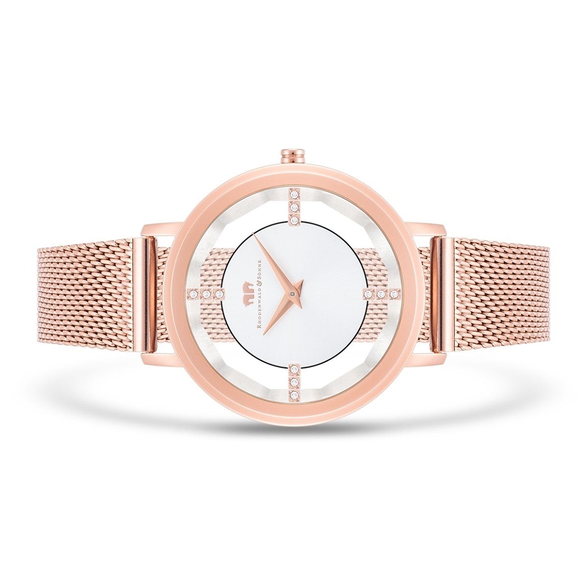 Rhodenwald & Söhne Quarzuhr Lucrezia roségold, mit Quarzwerk günstig online kaufen