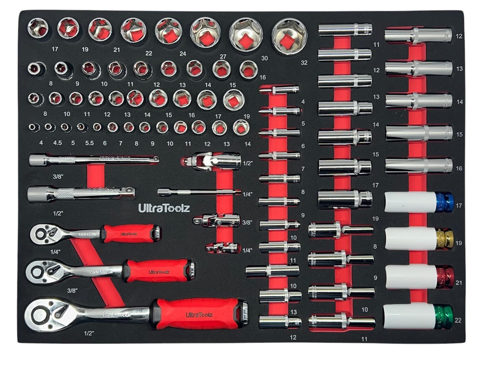 UltraToolz Werkstattwagen UltraToolz Werkstattwagen befüllt 8/8 Grau günstig online kaufen