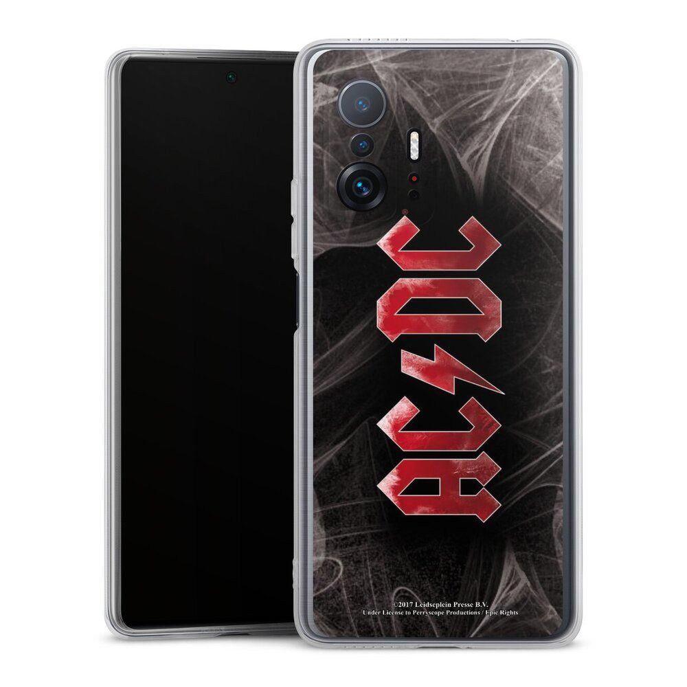 Handyhülle ACDC Logo Fanartikel ACDC White Dust