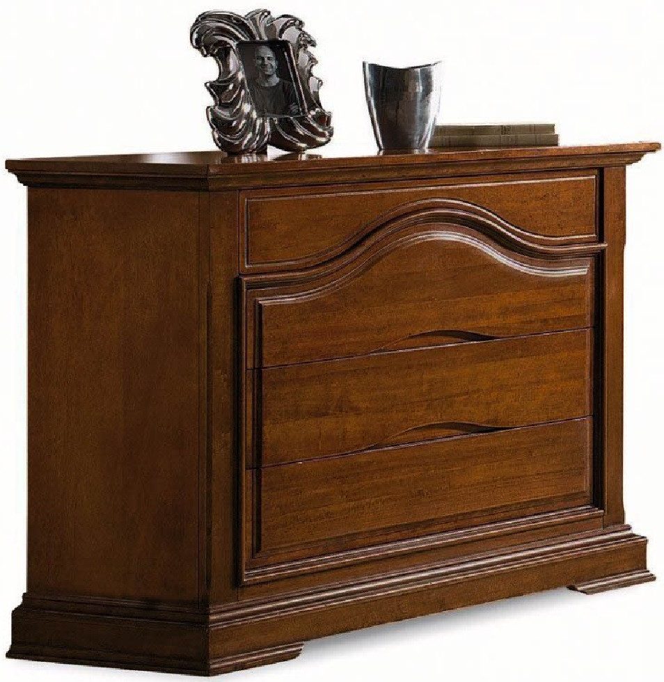 Xlmoebel Schubkastenkommode Elegante Holz-Kommode mit Schubladen im klassischen Design (Kommode, 1 St., Kommode), Hergestellt In Italy