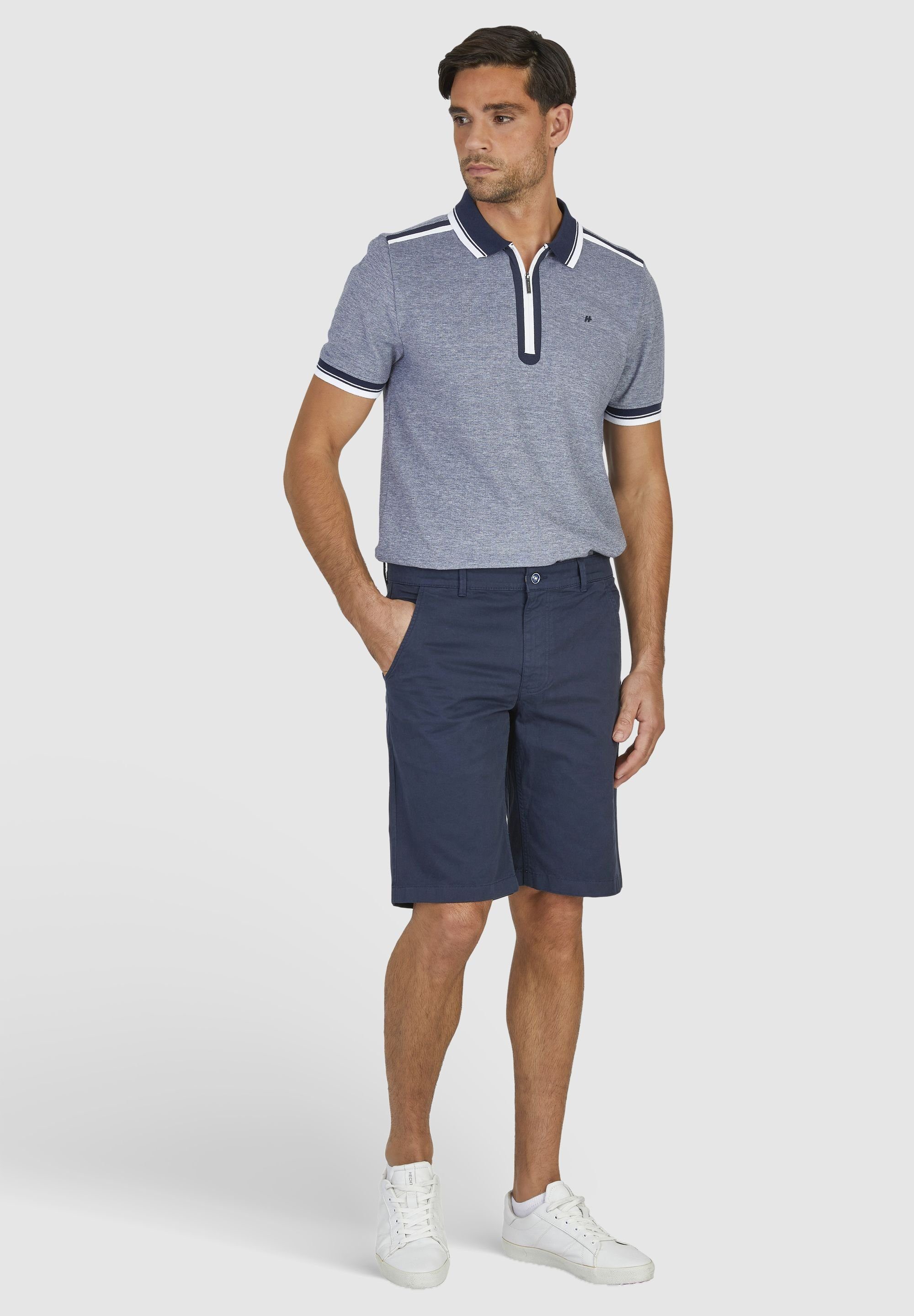 HECHTER PARIS Shorts mit Gürtelschlaufen midnight blue