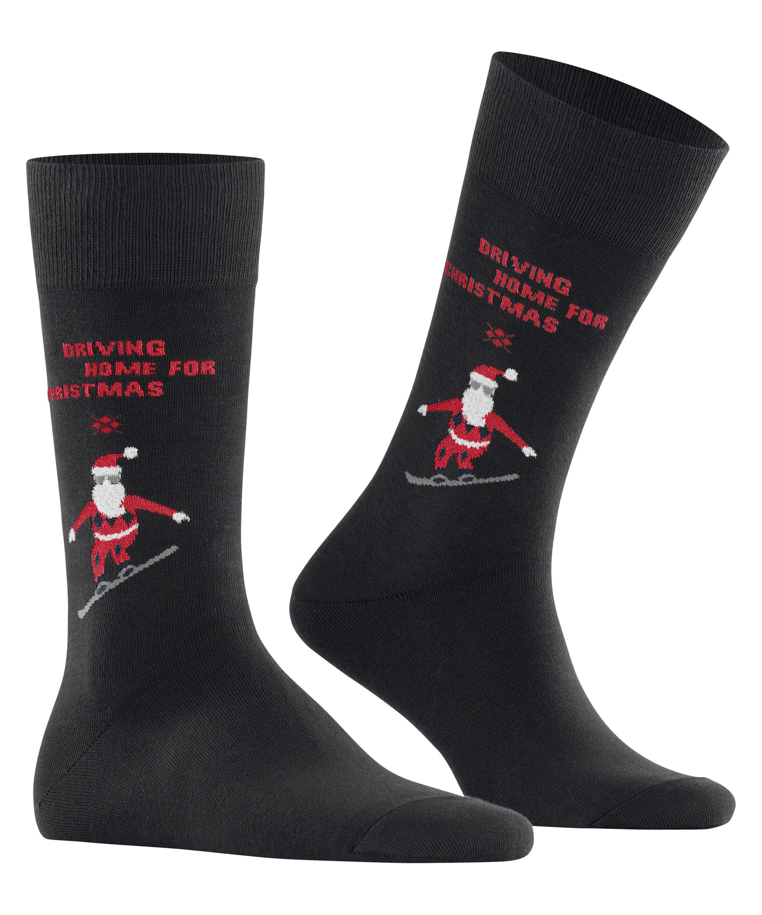 Burlington Socken Snowboarding Santa (1-Paar) mit edlem Glanzgarn
