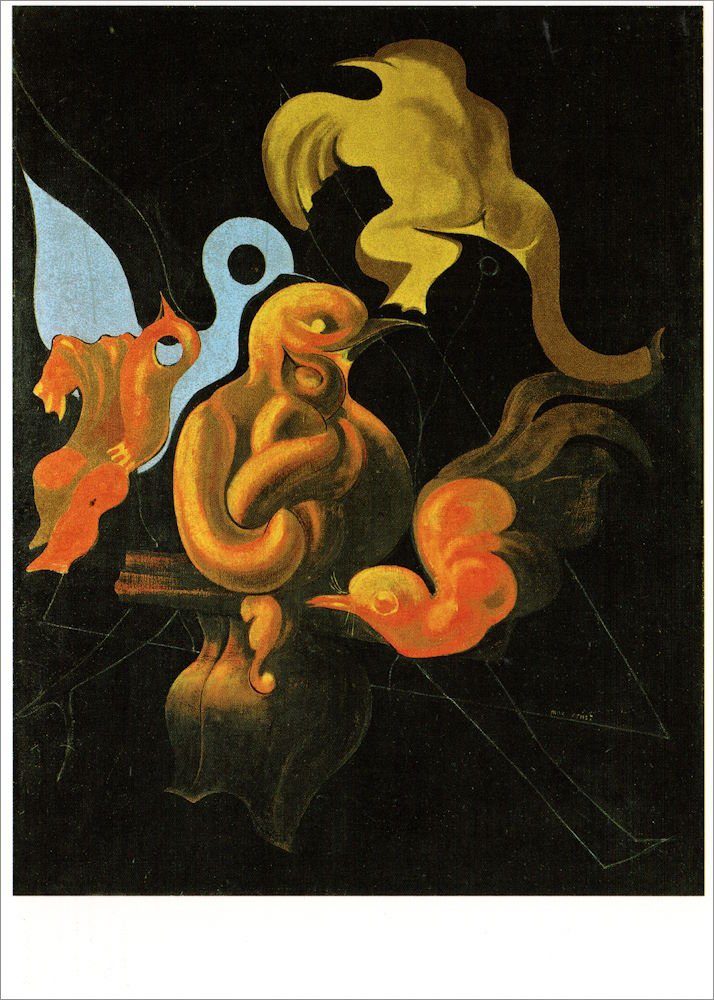 Postkarte Kunstkarte Max Ernst "Nach uns die Mutterschaft"