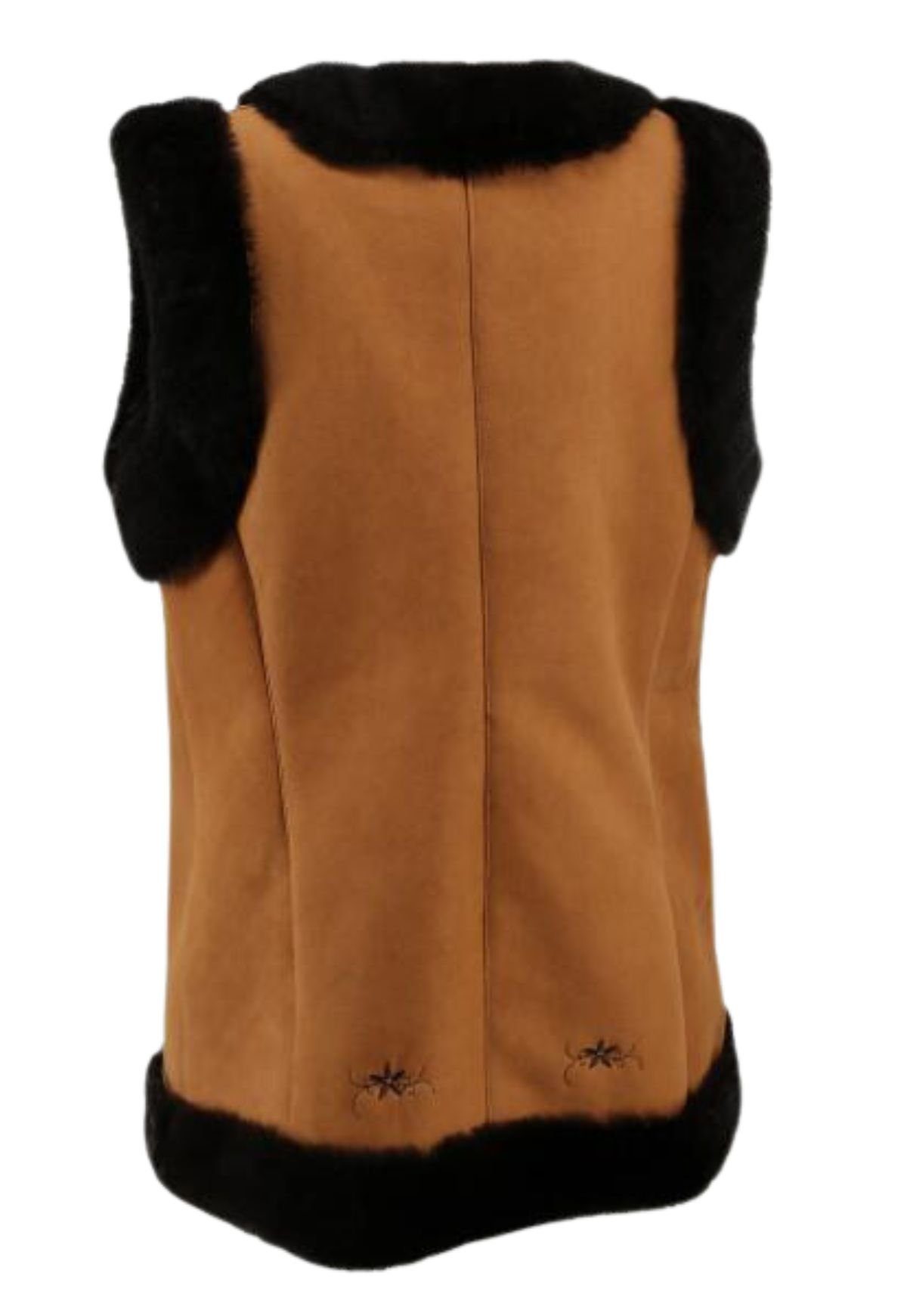 Hollert Fellweste Lammfellweste Lotti Braun Merino günstig online kaufen
