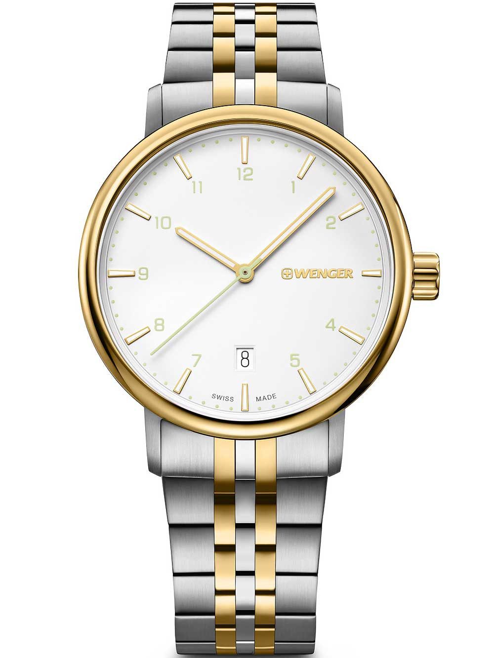 Wenger Quarzuhr Wenger 01.1731.122 Urban Classic Herrenuhr 40mm 10 ATM Wenger 01.1731.122 Urban Classic Herrenuhr 40mm 10 ATM