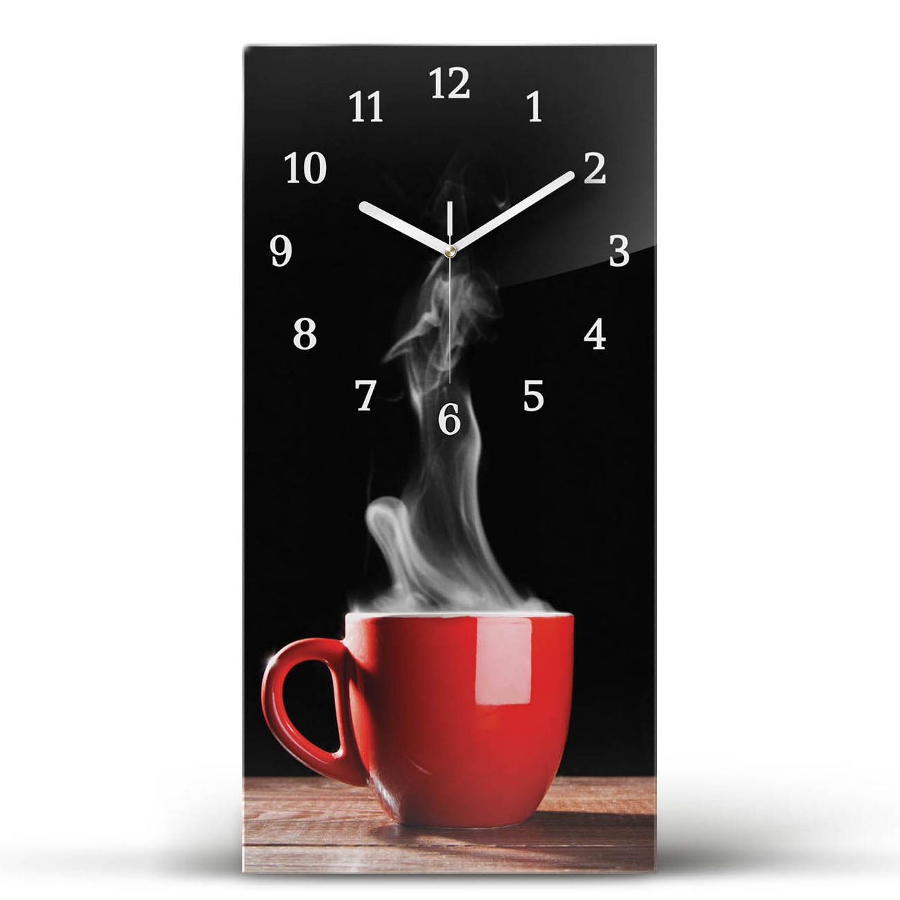 Tulup Wanduhr Glasuhr Wanduhr Küchenuhr Echt-Glas günstig online kaufen