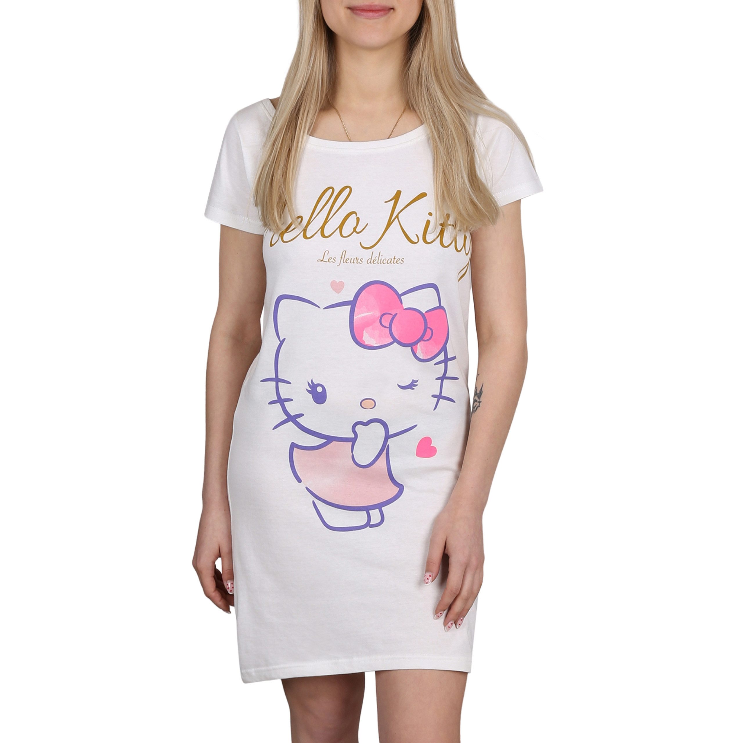 Sarcia.eu Nachthemd Hello Kitty Cremefarbenes Damen günstig online kaufen