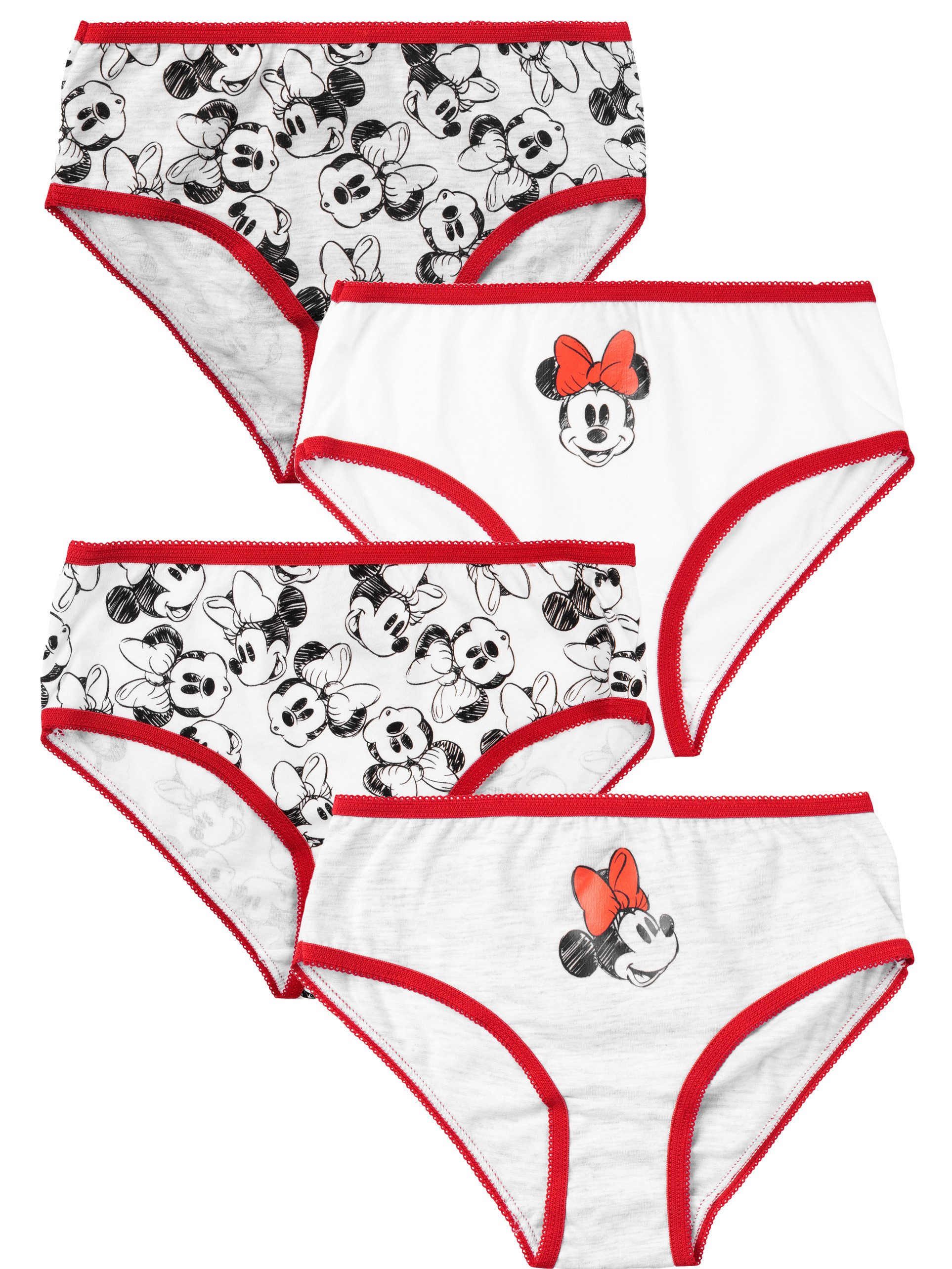 United Labels® Panty Disney Minnie Mouse Panty Unterhose Slip Unterwäsche (4er Pack)