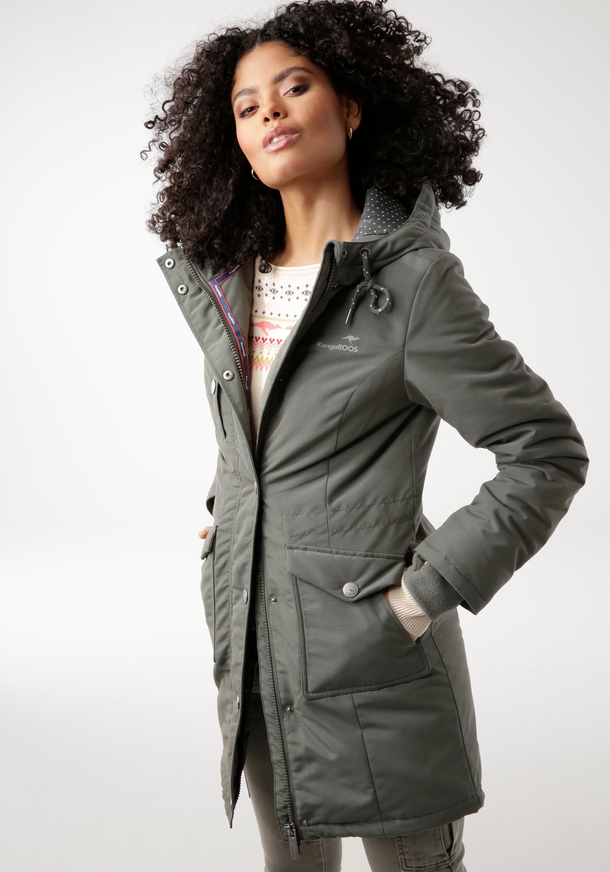 KangaROOS Langjacke für den Übergang, aus leichtem Webmaterial, modisch günstig online kaufen