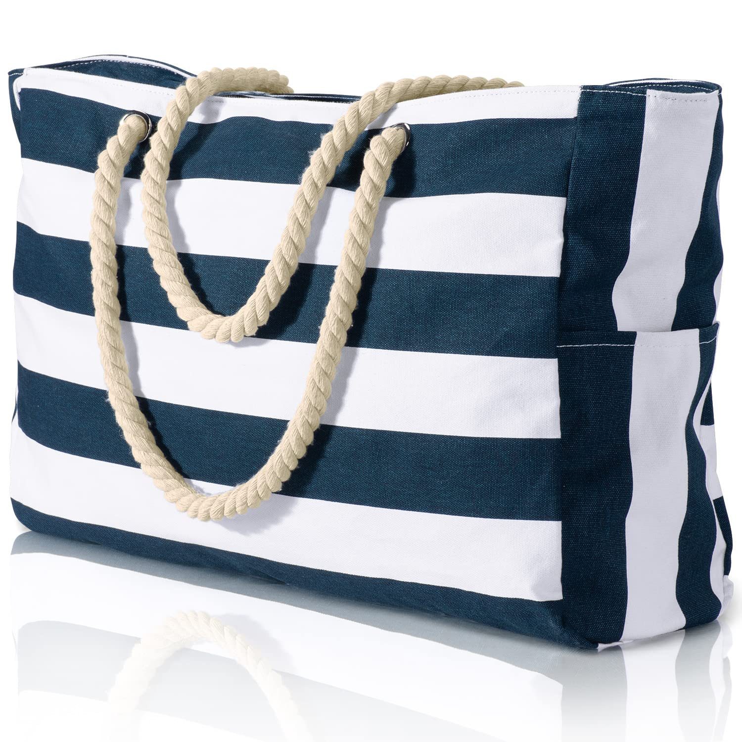 RWEUOQ Strandtasche Wasserdichte XXL-Strandtasche mit Reißverschluss günstig online kaufen