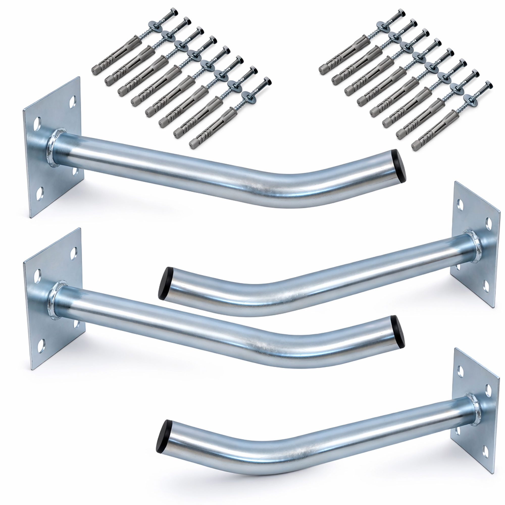 PremiumX Lautsprecherständer 4x Autoreifen Wandhalter 35cm für Reifen Wandhalterung Schraubensatz