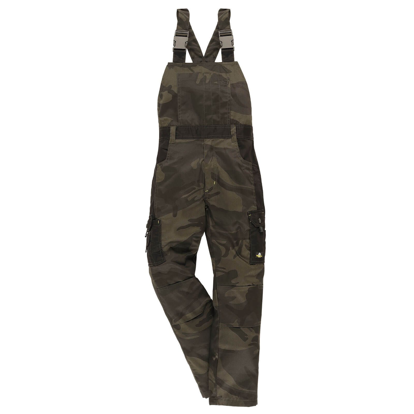 Uncle Sam Arbeitslatzhose Herren Latzhose im Camouflage-Muster - Arbeitshos günstig online kaufen
