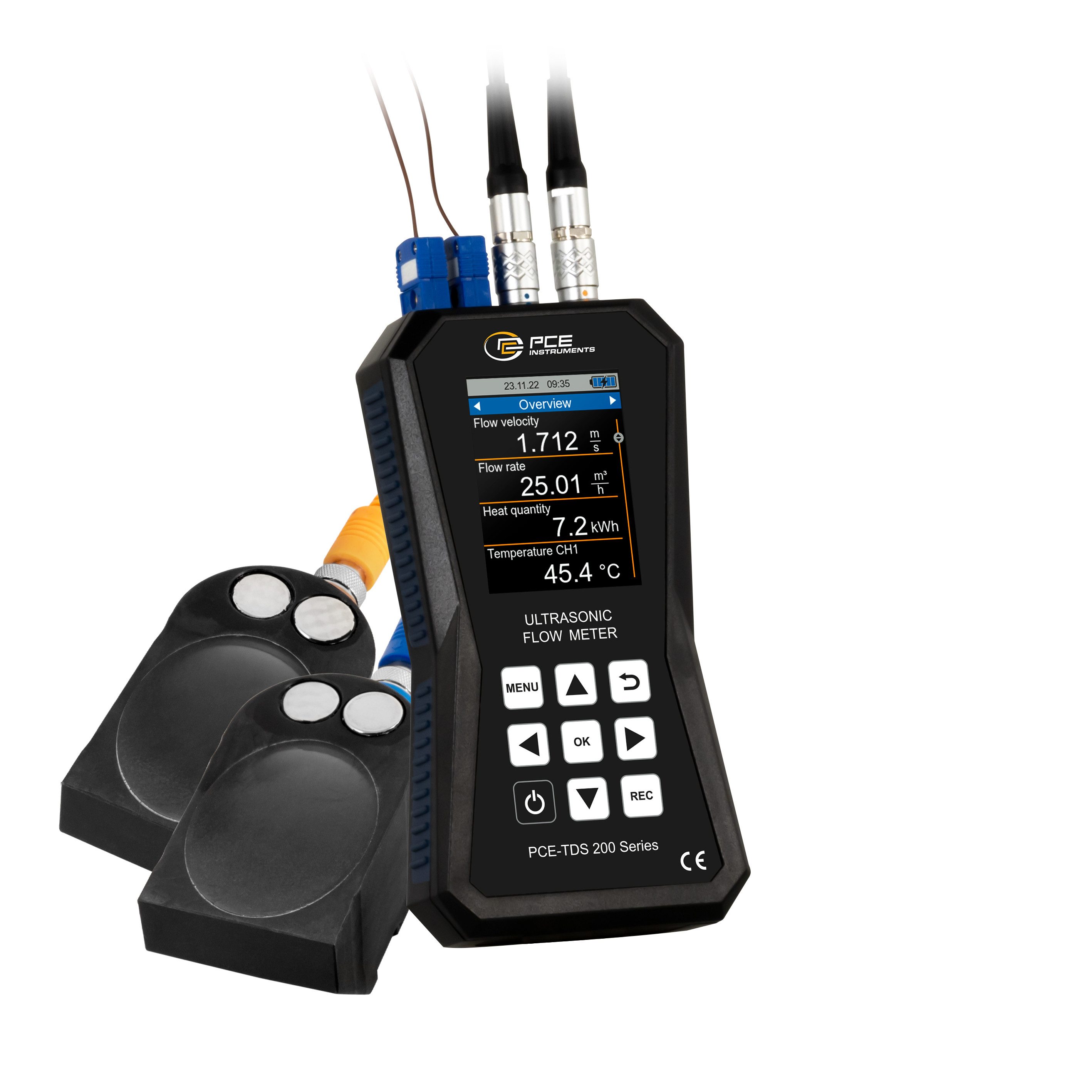 PCE Instruments Strommessgerät PCE Instruments Ultraschall-Durchflussmessgerät PCE-TDS 200+ L