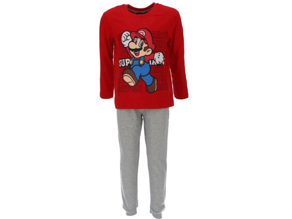 Super Mario Schlafanzug Super Mario Pyjama
