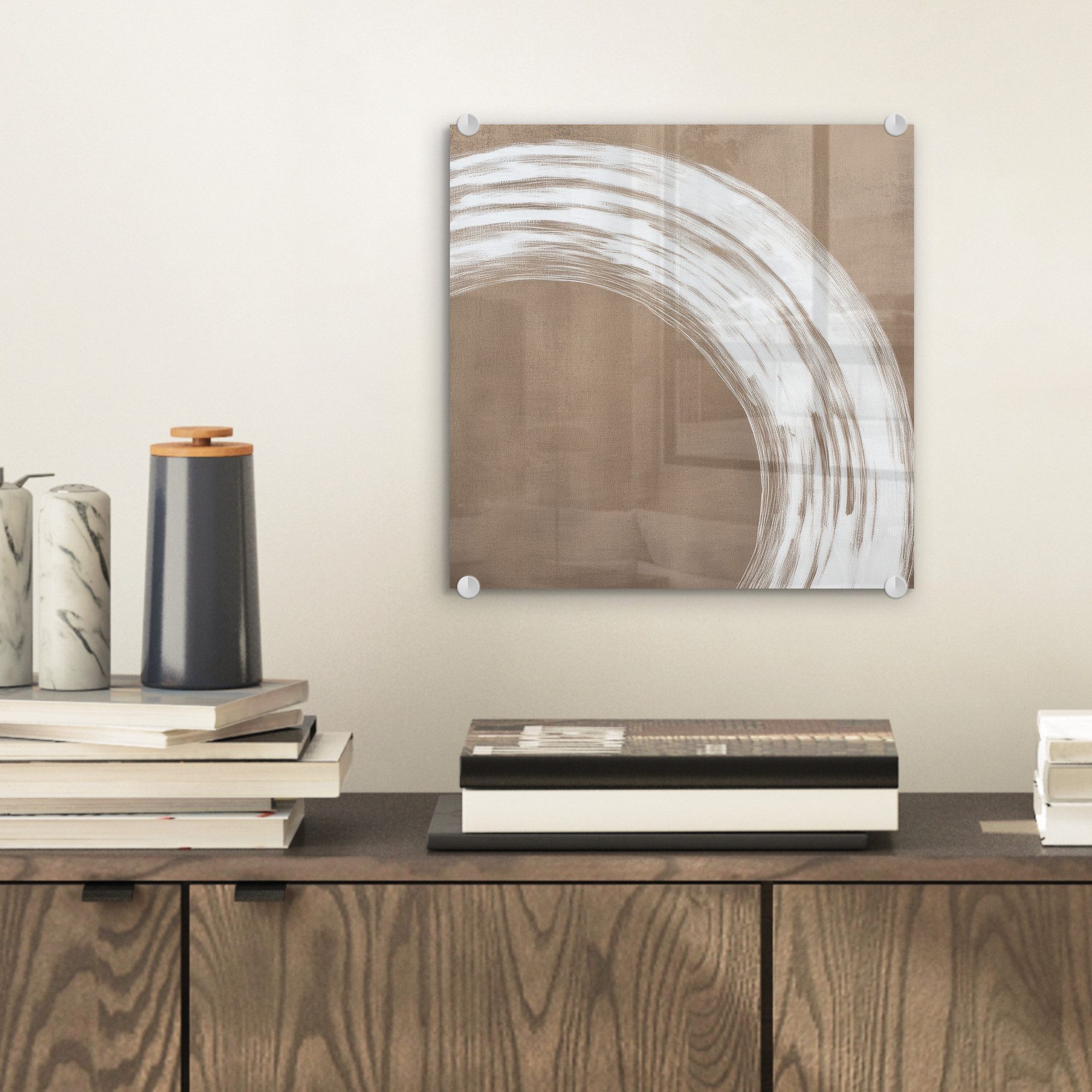 MuchoWow Acrylglasbild Farbe - Braun - günstig online kaufen