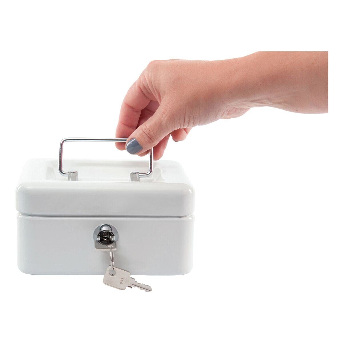 MAUL Geldkassette 1, 6 Münzgeldfächer / 1 Scheinfach