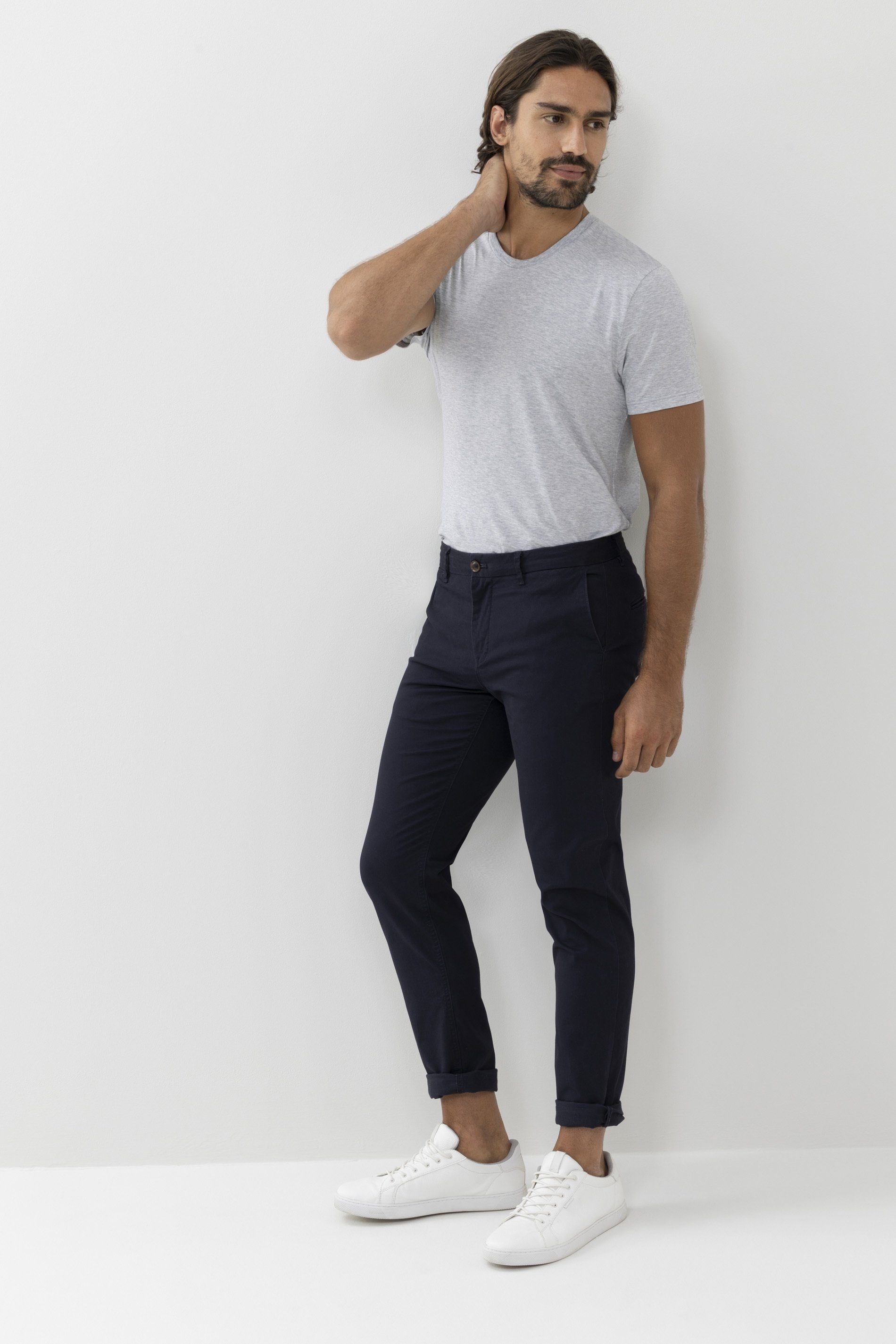 Mey Pyjamaoberteil Mey Herren T-Shirt Serie Dry Cotton Colour Uni (1-tlg)