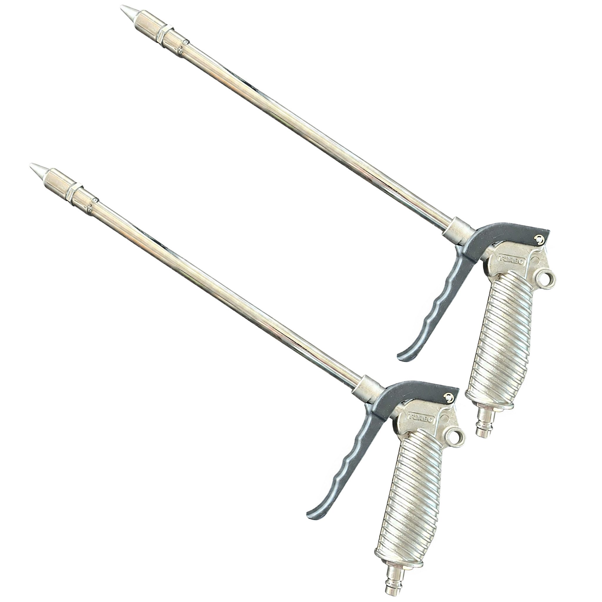 ECI Tools Ausblaspistole 2 x Aerotec Ausblaspistole HF PRO lang mit Turbodüse Druckluftpistole, max. 15 bar, 1500 l/min