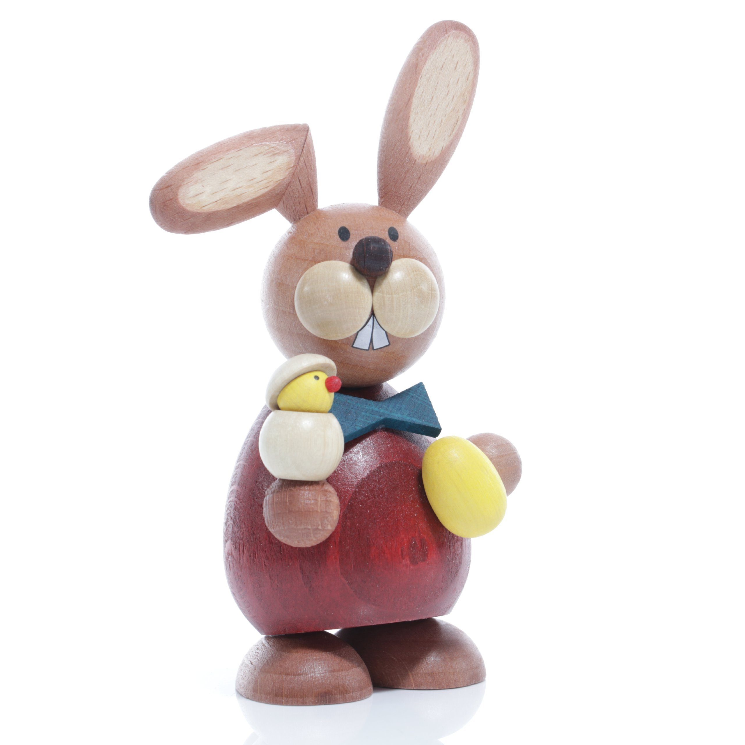 Ullrich Kunsthandwerk Osterhase Osterartikel Osterhase mit Küken Höhe=12cm NEU