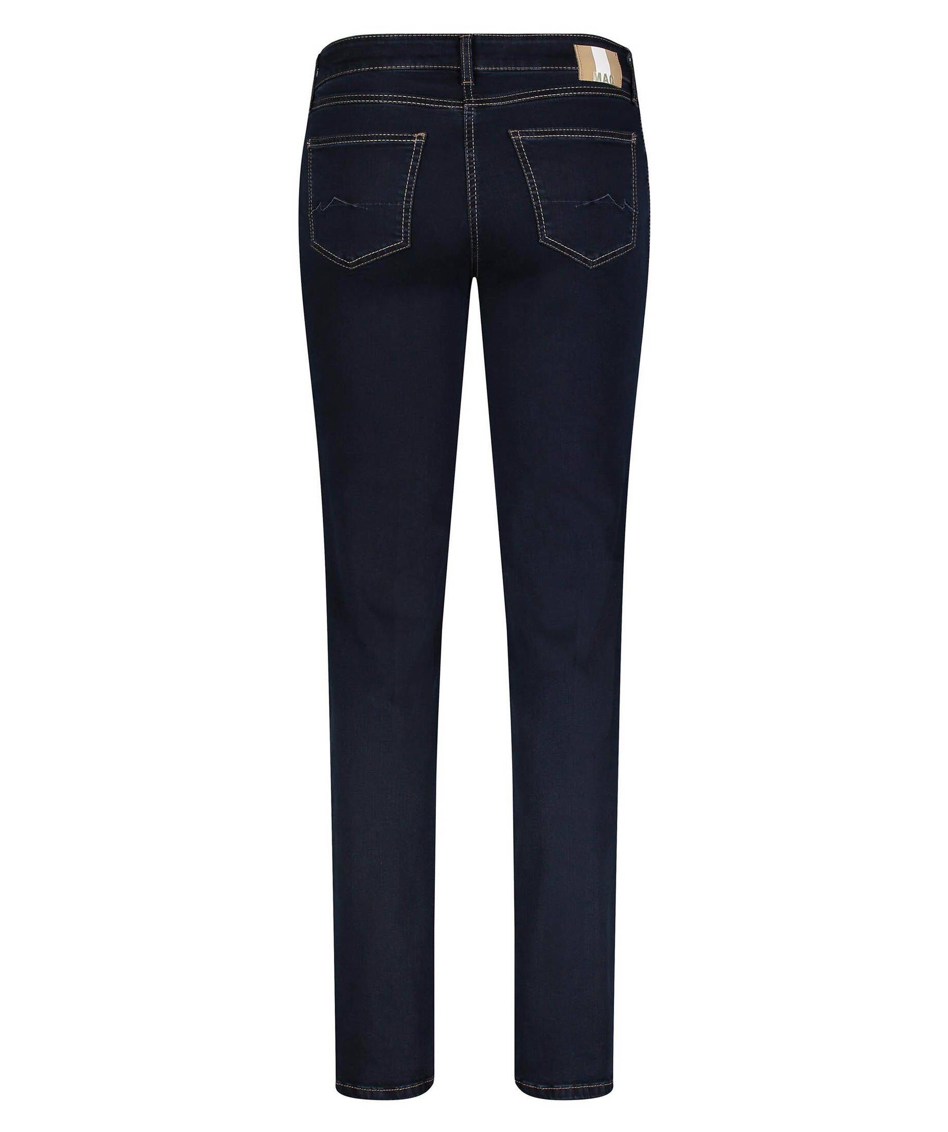 Damen Feminine Jeans (1-tlg) Fit MAC 5-Pocket-Jeans MELANIE darkblue (83)