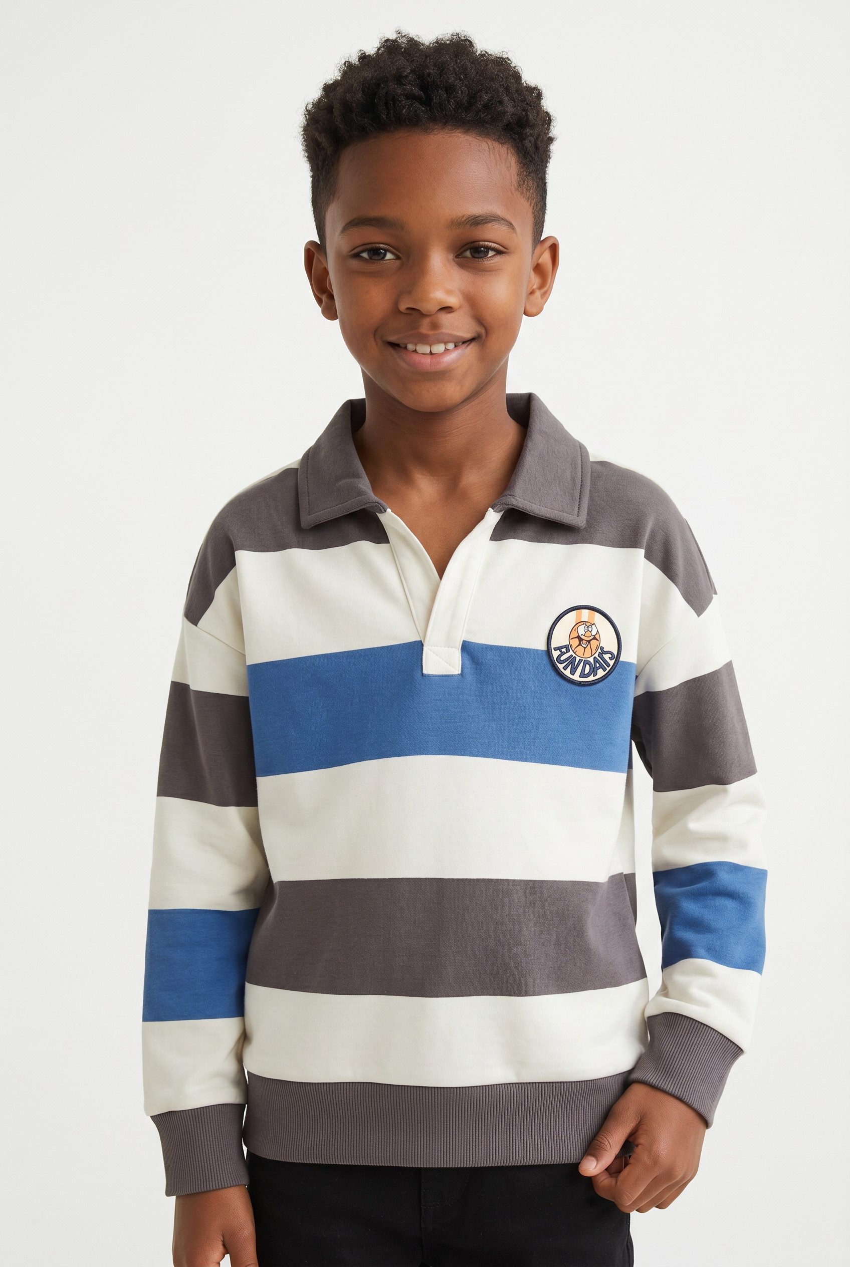 TOM TAILOR Sweatshirt mit Streifen Muster