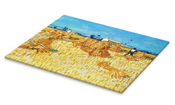 Posterlounge Acrylglasbild Vincent van Gogh, Ernte in der Provence, Wohnzimmer Malerei