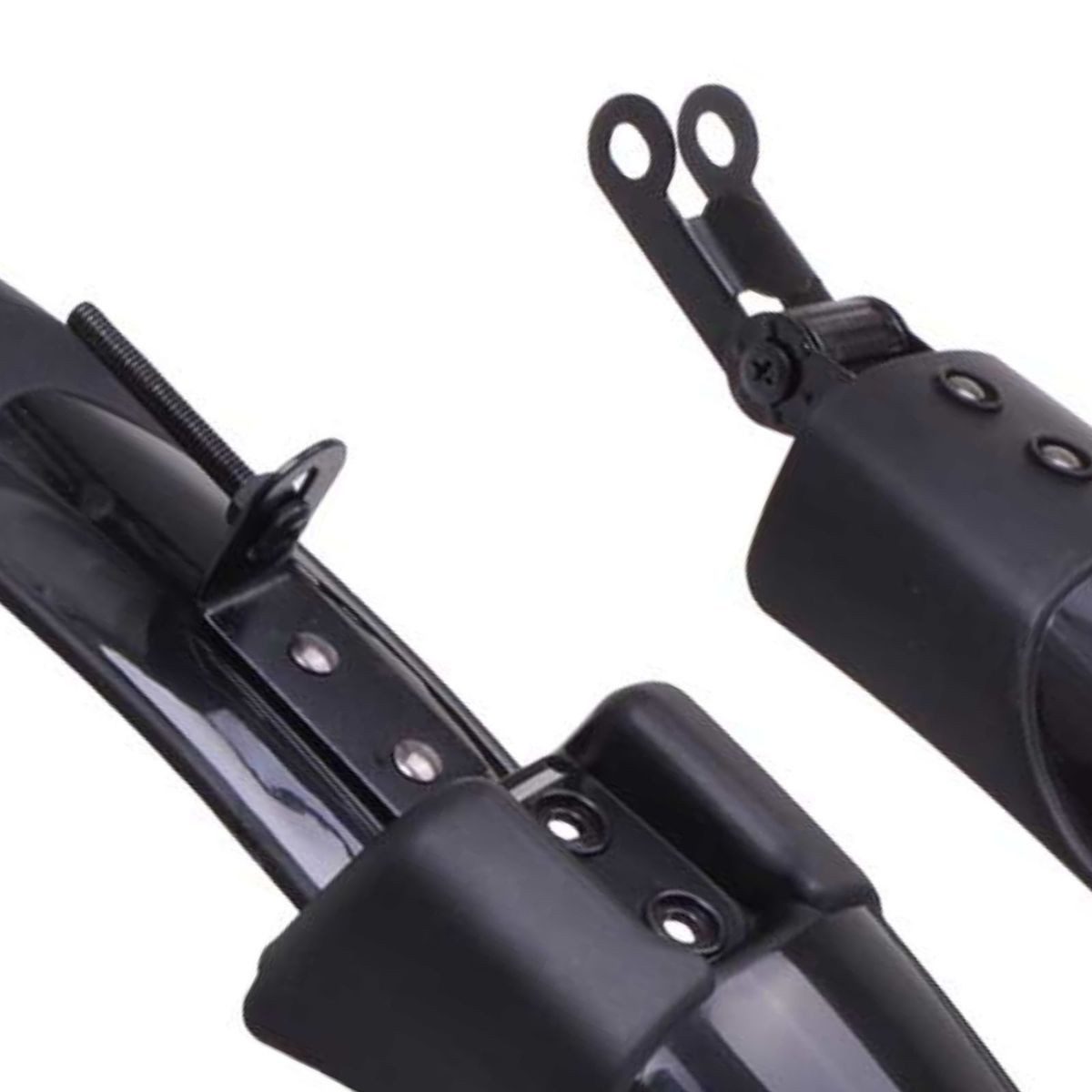 Filmer Schutzblech Kunststoff MTB vollgefedert Schutzblech Set (2tlg) in Schwarz (2 St), 24" - 26" – Bild 2 von 2