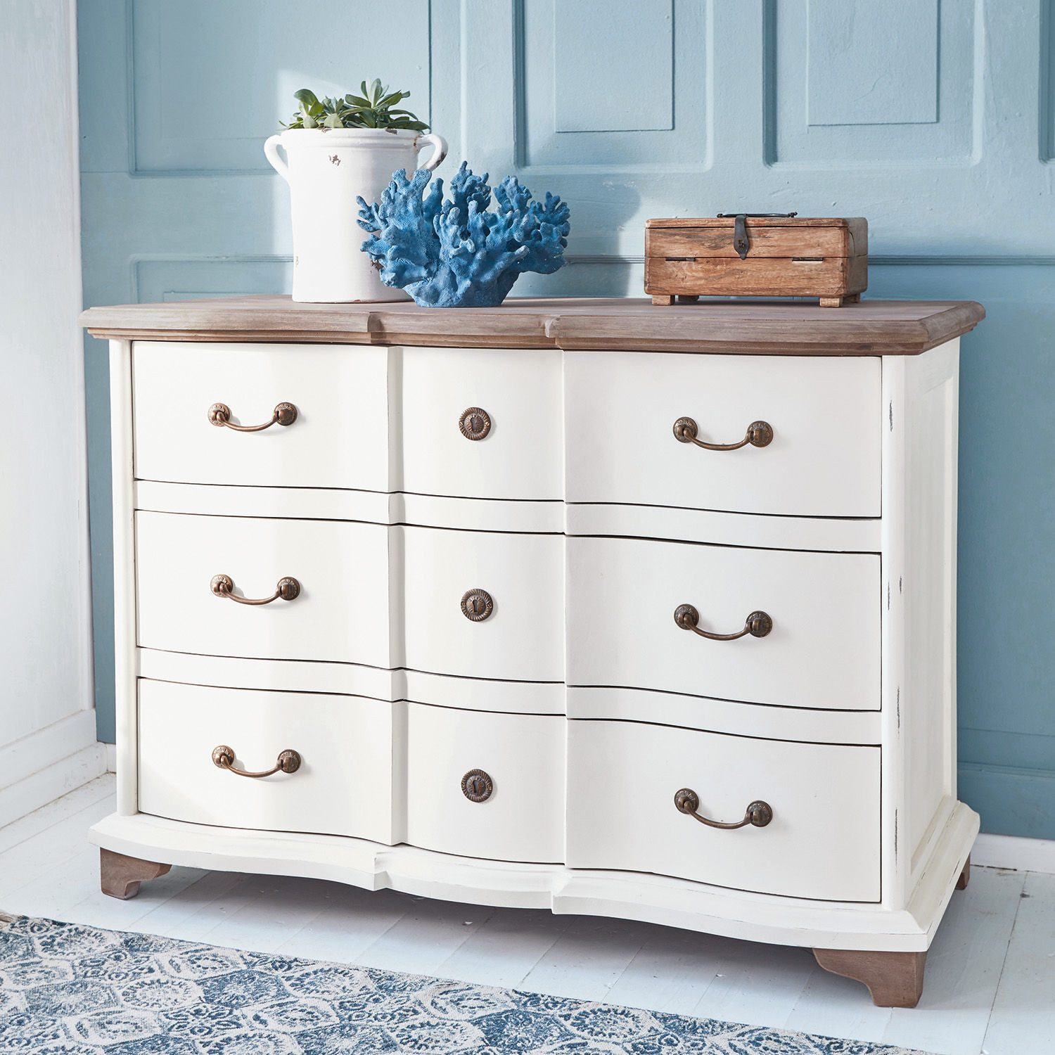 Mirabeau Kommode Kommode Aiguillon creme/braun