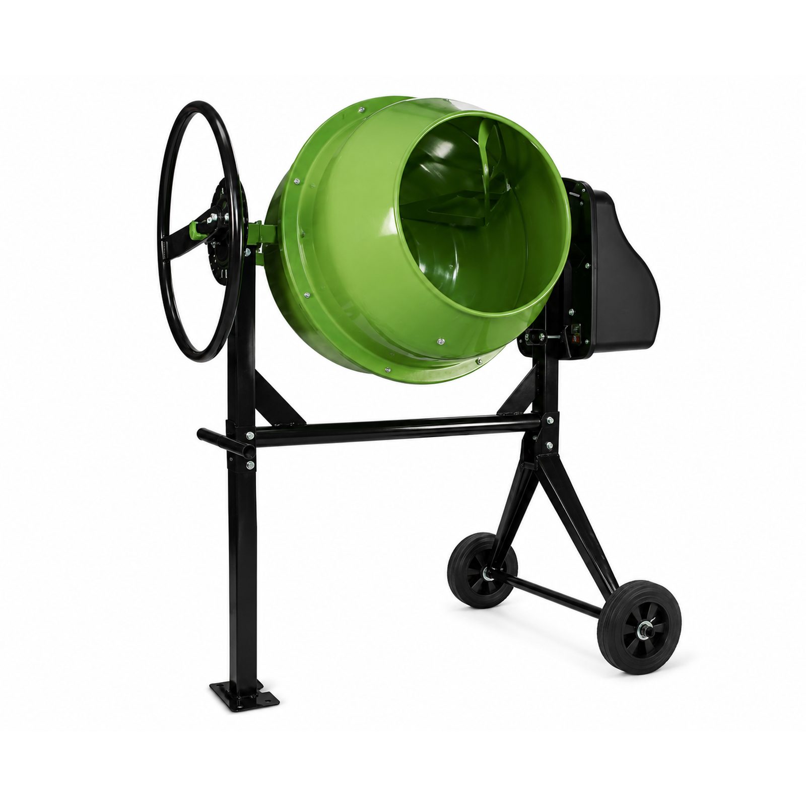 TRUTZHOLM Betonmischer 140 Liter 550 W 30 U/Min Zementmischer für Beton, Mörtel, Gips, (Artikel, 1 St), stabil