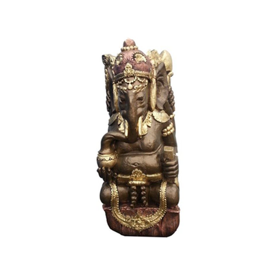 Xlmoebel Buddhafigur Deko Figur Statue Elefant Buddha 68 cm Skulptur (B69), Made in Europa