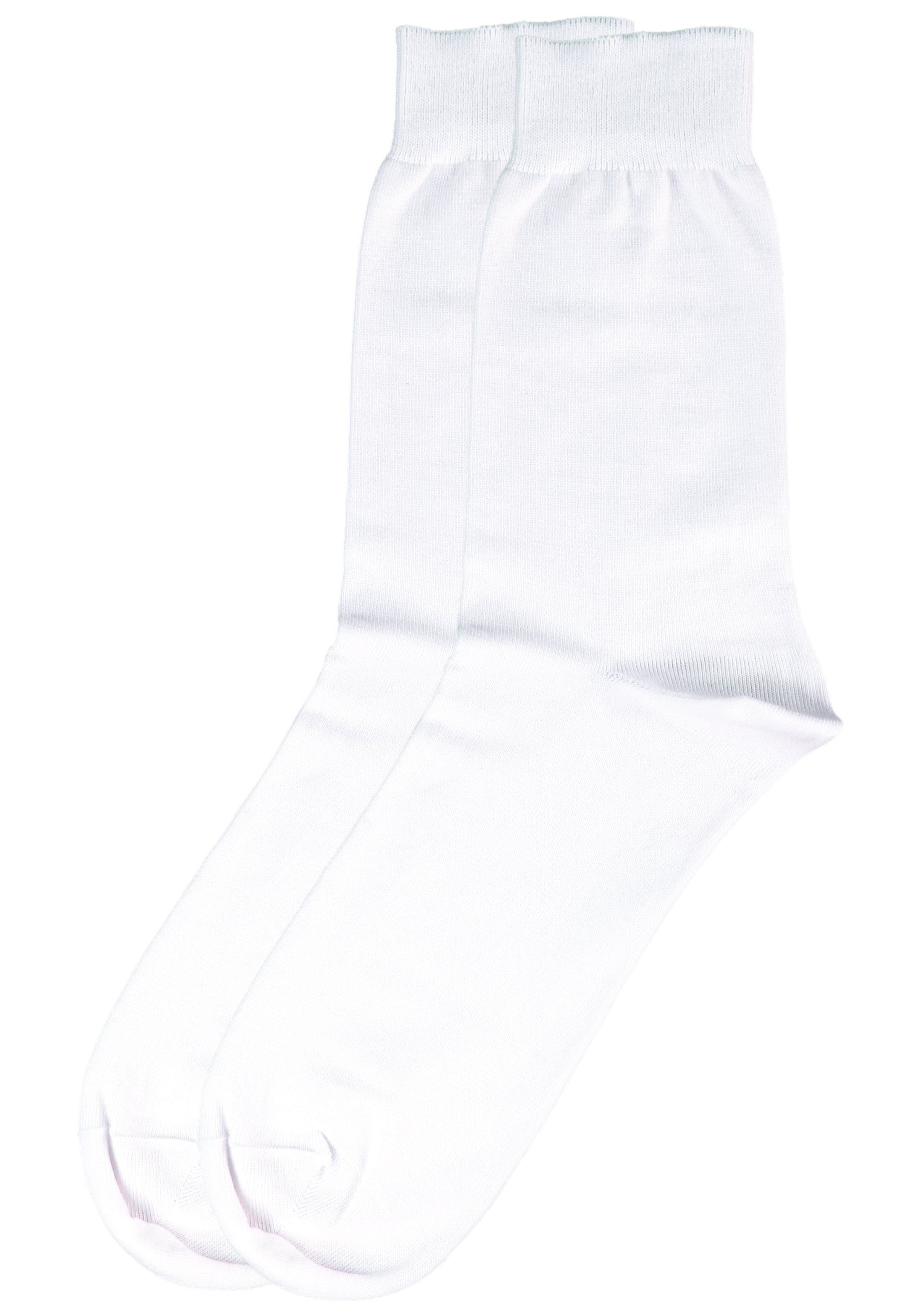 Rogo Socken mit Rippbund (15-Paar) weichem Bio-Premium-Arztsocken