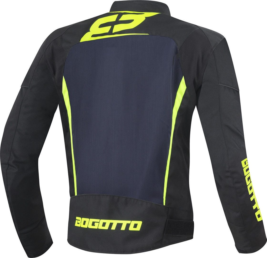 Bogotto Motorradjacke Blaze-Air Motorrad Textiljacke Wasserdicht protektoren reflektierende weitenverstellbar reißverschl – Bild 2 von 2