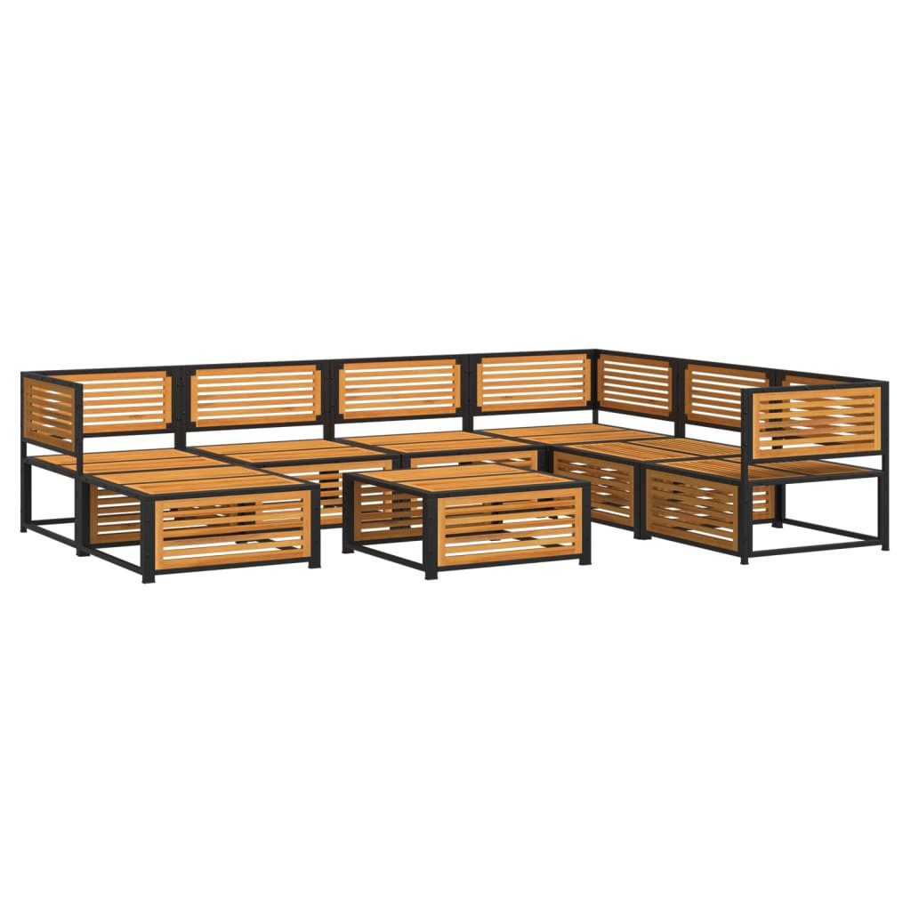 vidaXL Gartenlounge-Set 8-tlg. Garten-Sofagarnitur mit Kissen günstig online kaufen