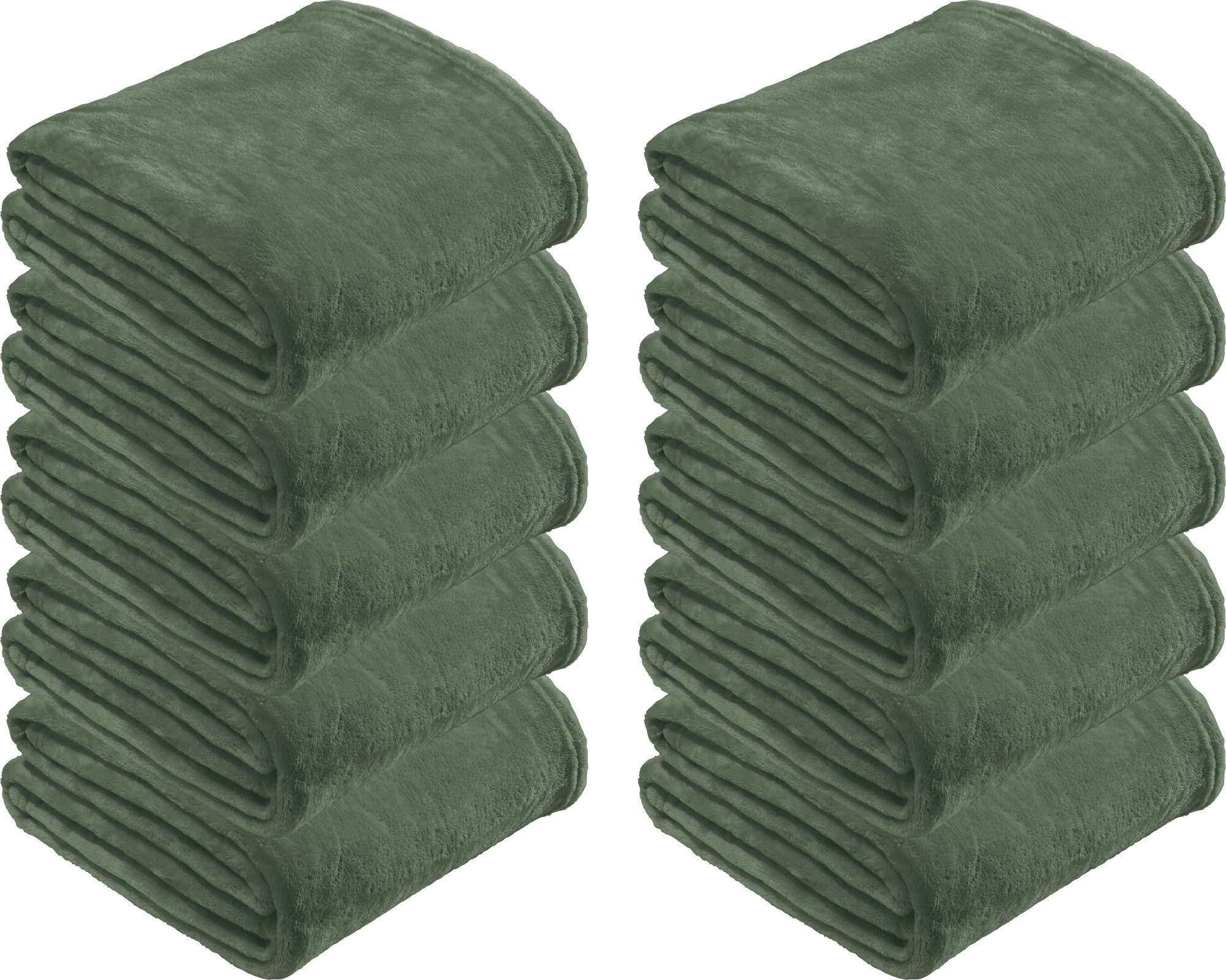 Wohndecke Wohndecke 10er-Pack "Amarillo", REDBEST, Fleece Uni