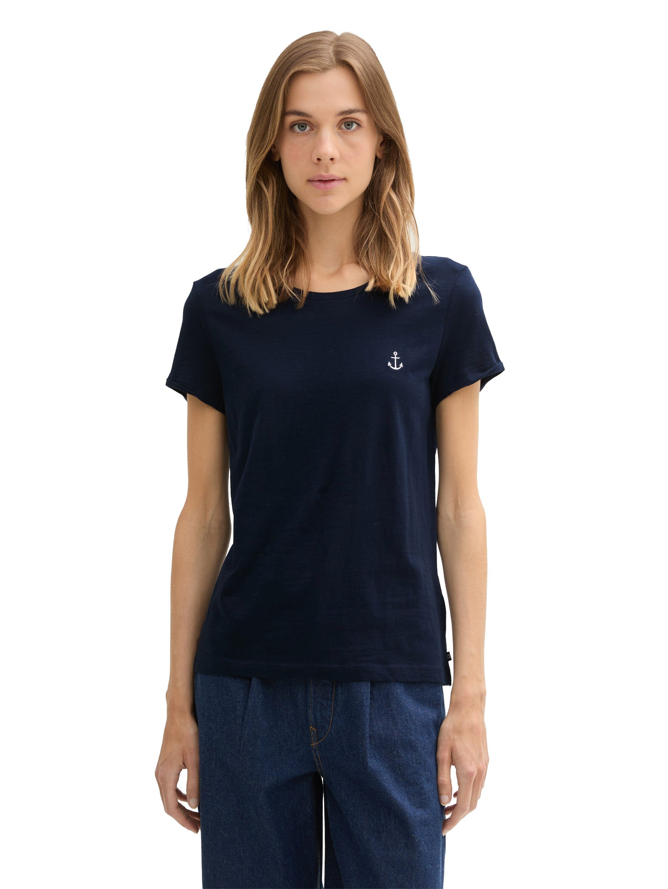 TOM TAILOR Denim Print-Shirt (Set, 2-tlg) günstig online kaufen