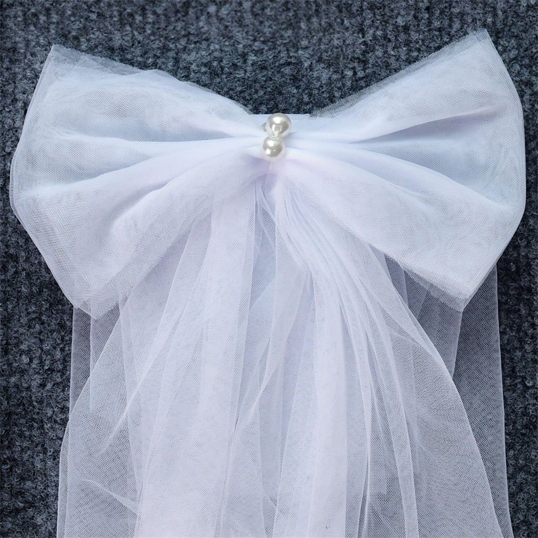 DÖRÖY Schleier Schleifenbänder Braut, die Hochzeitsschals für Accessoires für