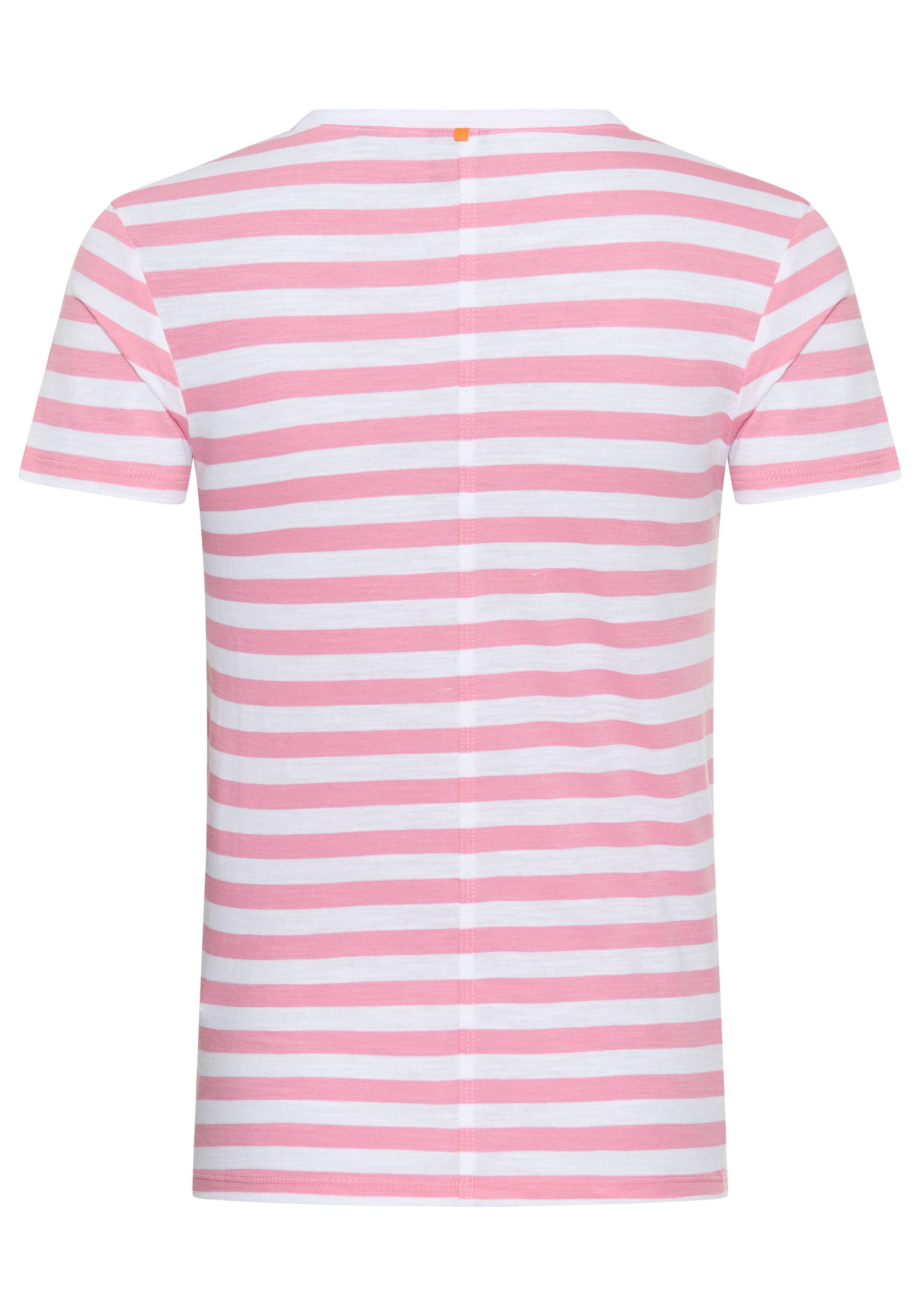 BOSS ORANGE T-Shirt Esla Striped Premium Damenmode Premium Damenmode, im ge günstig online kaufen