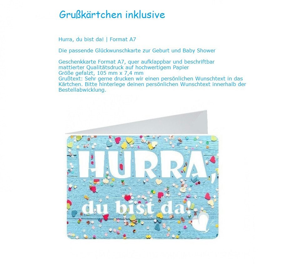 dubistda-WINDELTORTEN- Neugeborenen-Geschenkset Windeltorte Basic, Geschenk zur Geburt Babyparty und Babyshower
