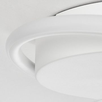 hofstein Deckenleuchte »Visnà« dimmbare Deckenlampe aus Metall/Kunststoff in Weiß, 4000 Kelvin