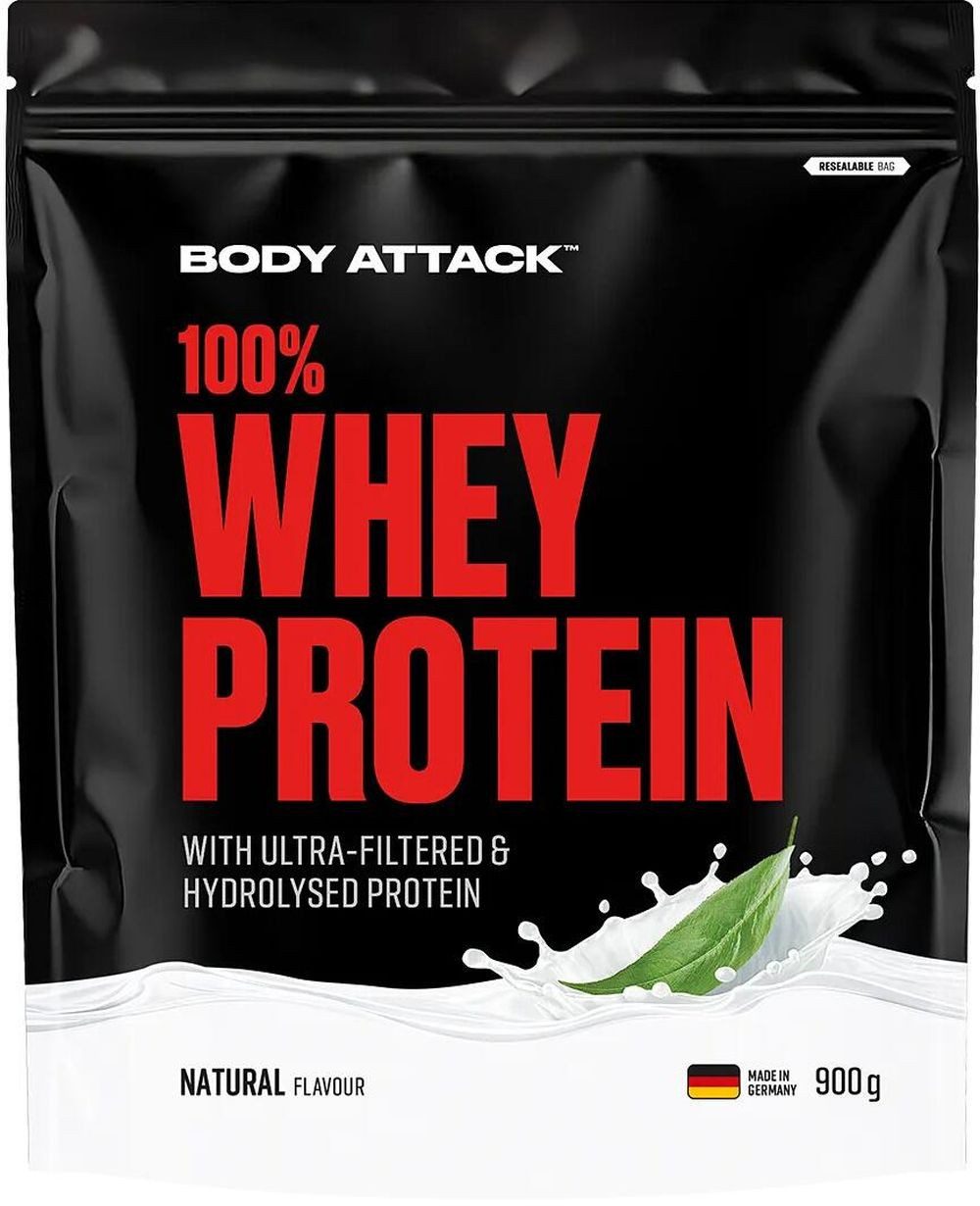 Body Attack Body Attack 100 % Whey Protein – 900 g Pulver
