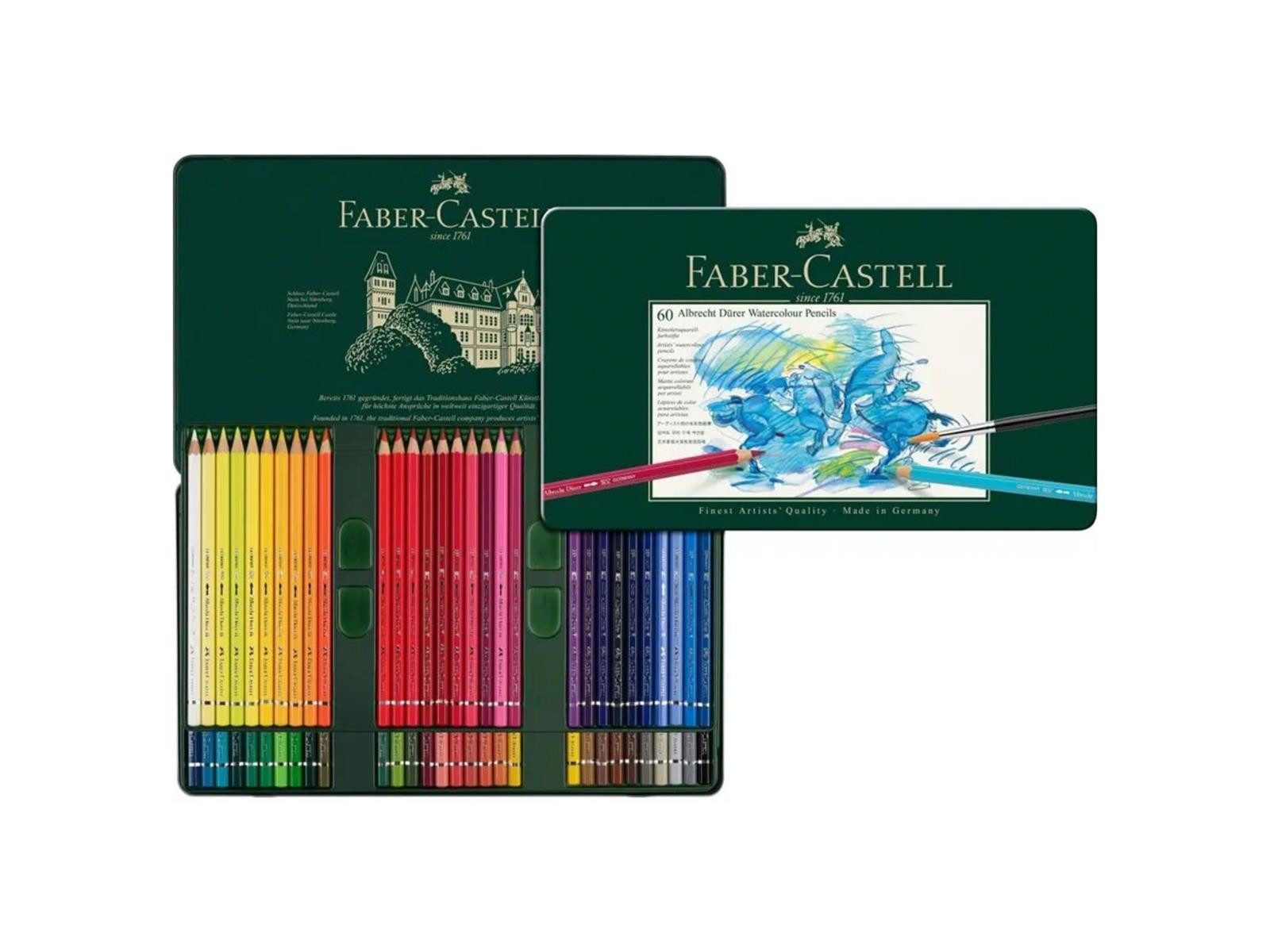 Faber-Castell Aquarellstifte Faber-Castell Albrecht Dürer Aquarellstift - 60er Metalletui
