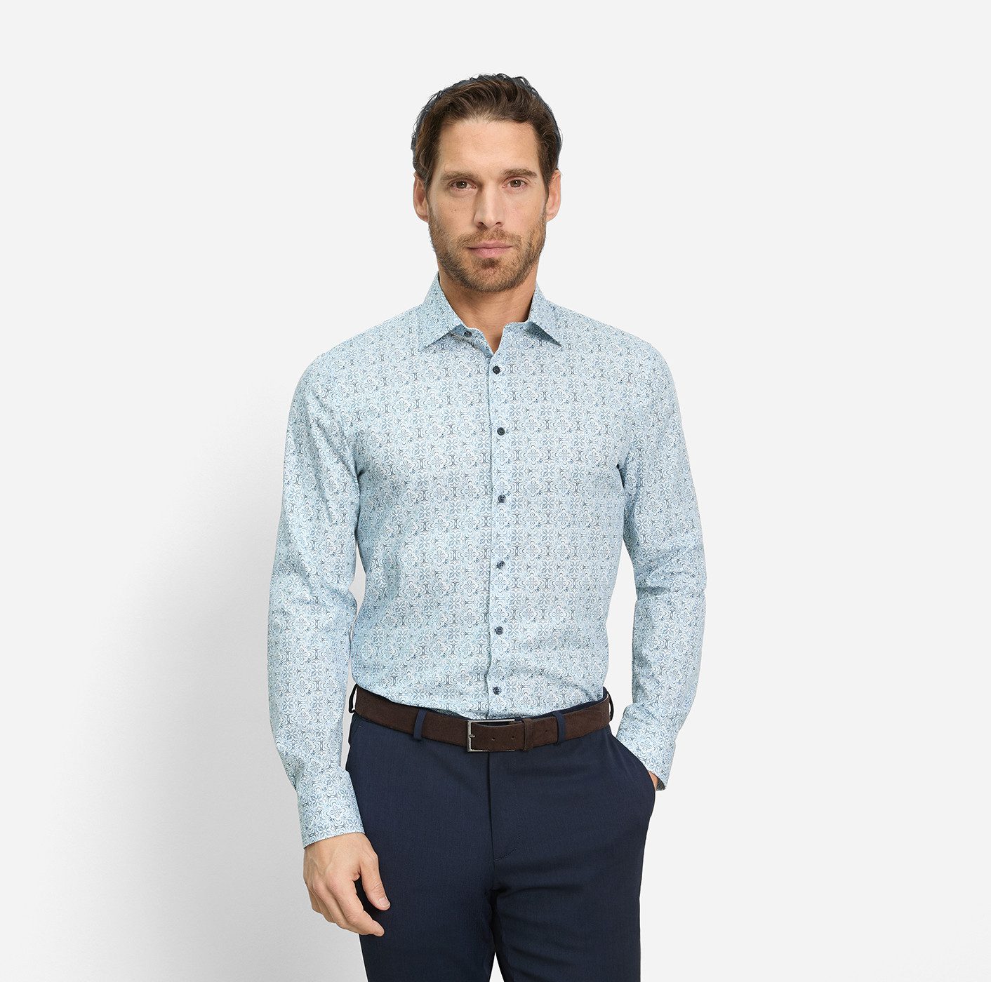 OLYMP Businesshemd No 6 six modisch gemustert günstig online kaufen