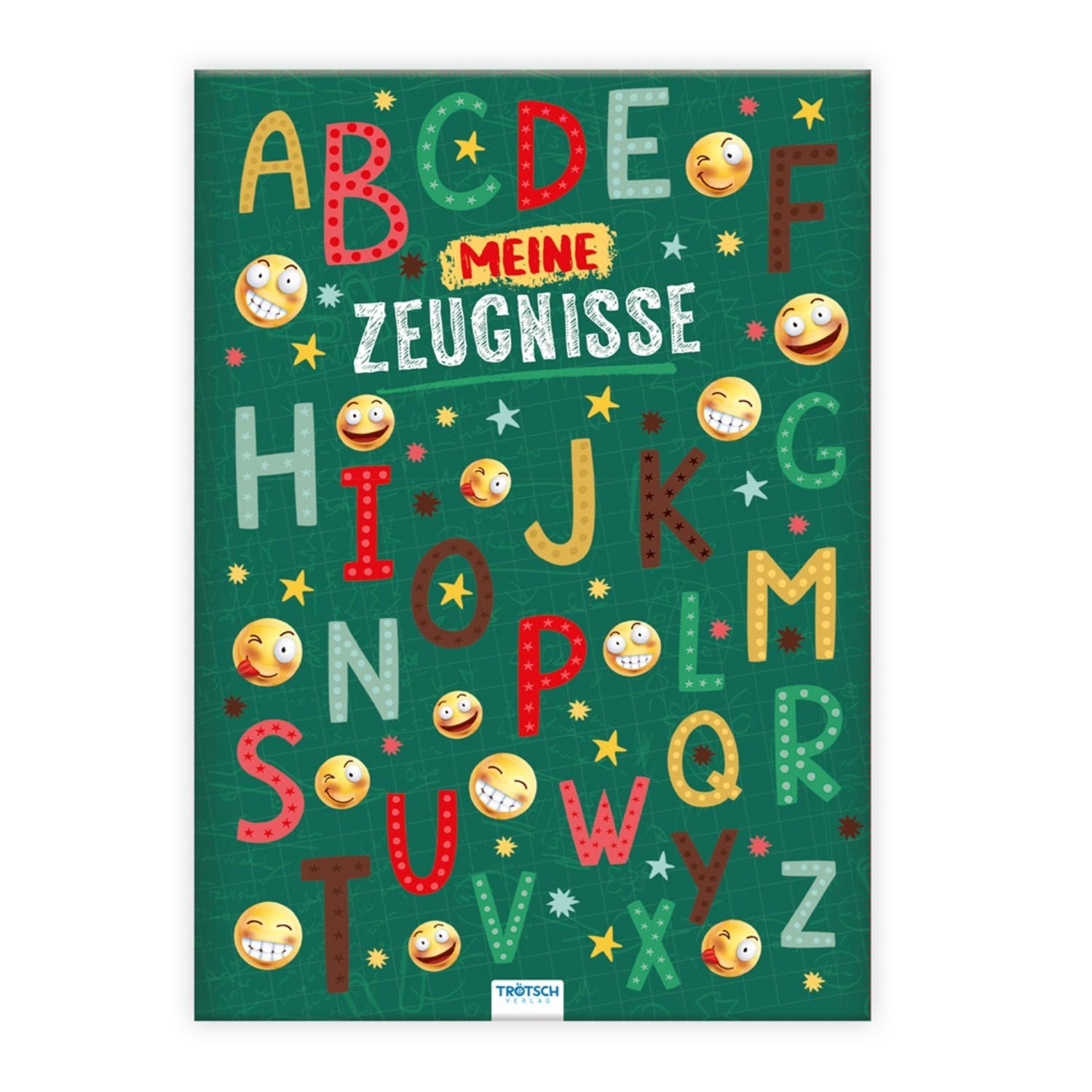 TRÖTSCH - Zeugnismappe A4 wattiert ABC Smile / diverse