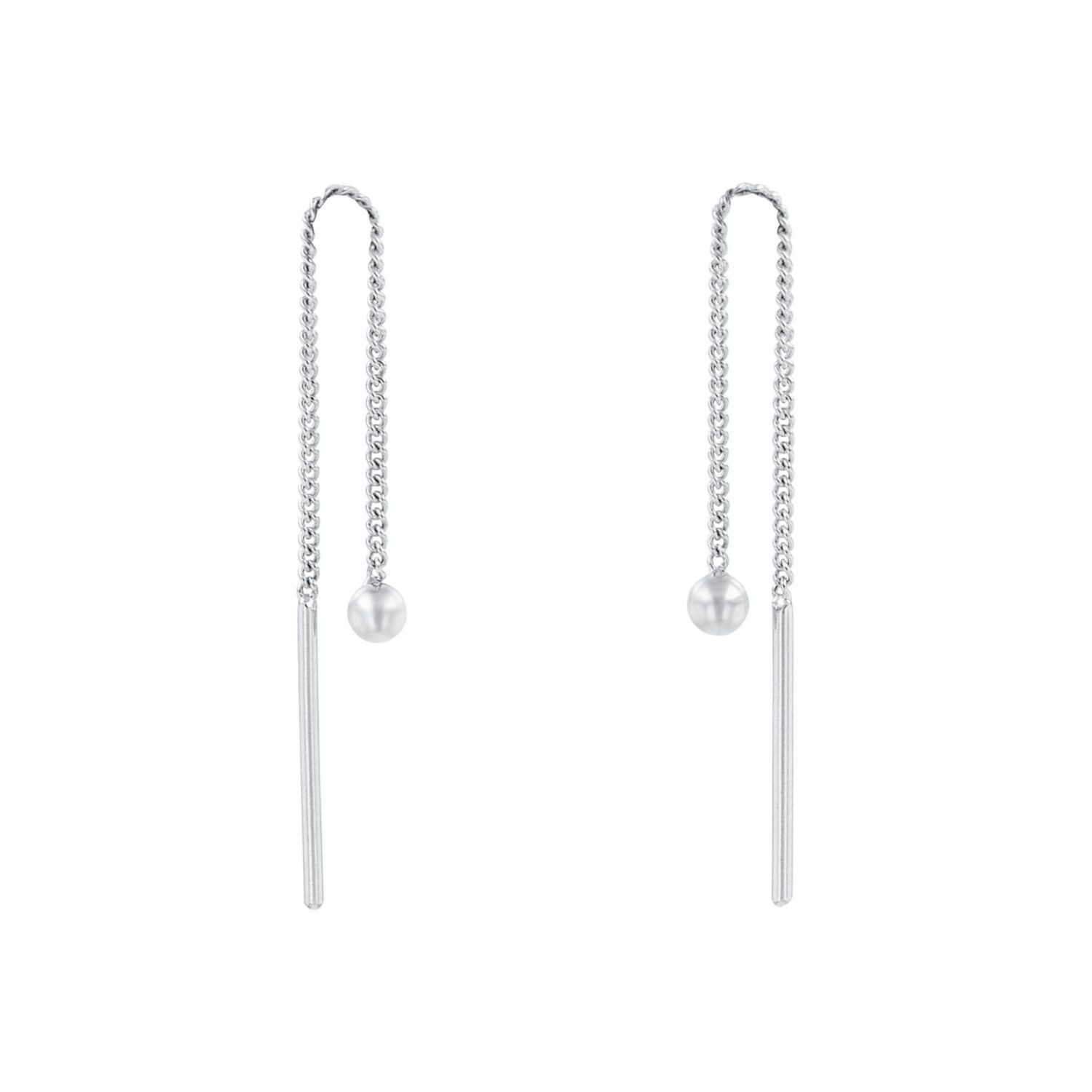 Amor Paar Ohrhänger Amor Ohrhänger für Damen, 925 Sterling Silber (Durchzieher, 2-tlg)