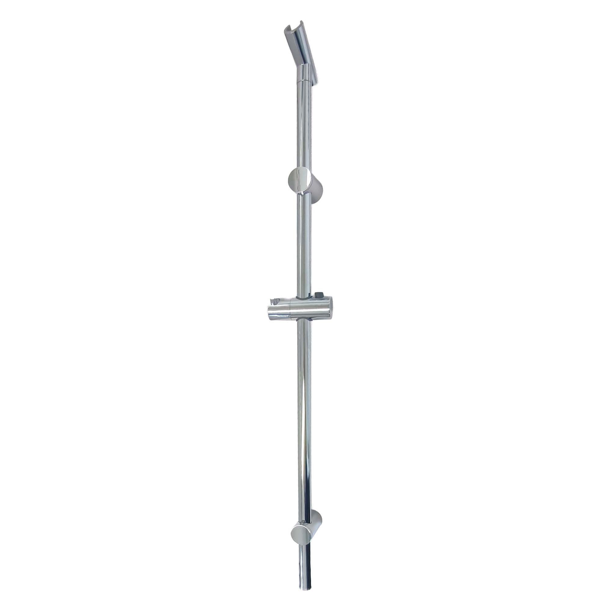 tecuro Duschstange Brausestange 90 cm Wandstange SUN - mit variablen Wandbefestigungen
