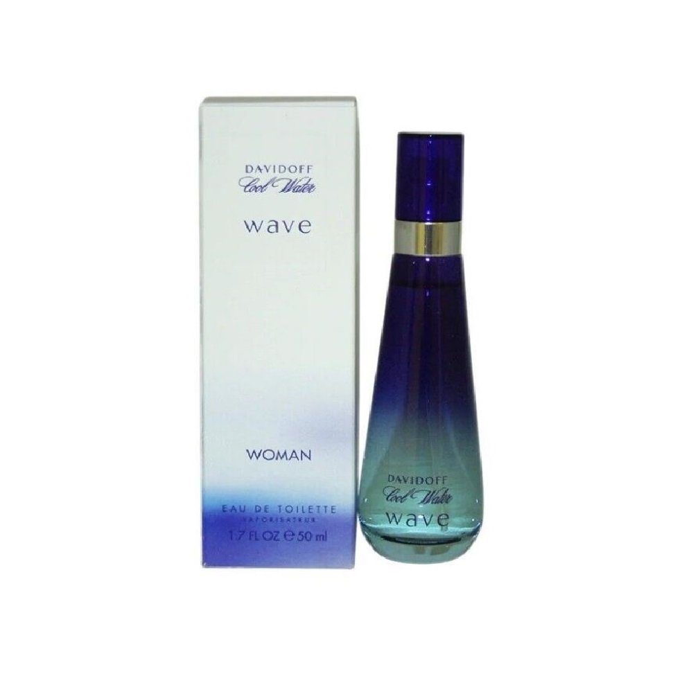 Damenduft Parfum Frauen verführerisch 50ml DAVIDOFF Duft, Cool Frauenduft EDT de woman Parfüm 1-tlg., Duftspray Geschenk Wave sinnliches Water Toilette Eau