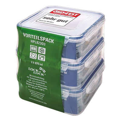 LOCK & LOCK Vorratsdose »HPL82303«, Polypropylen, (3-tlg), für Vorräte, 870 ml