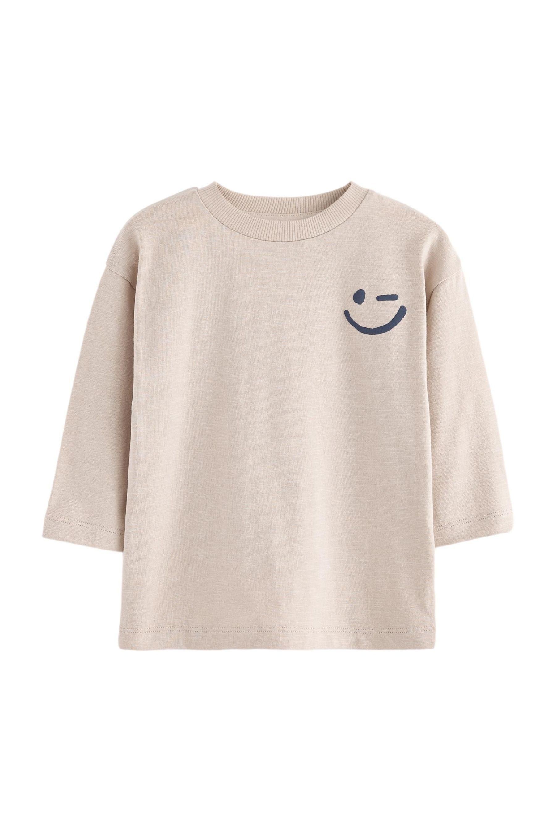 Next Langarmshirt Langarmshirt, Semi unifarben (1-tlg) günstig online kaufen