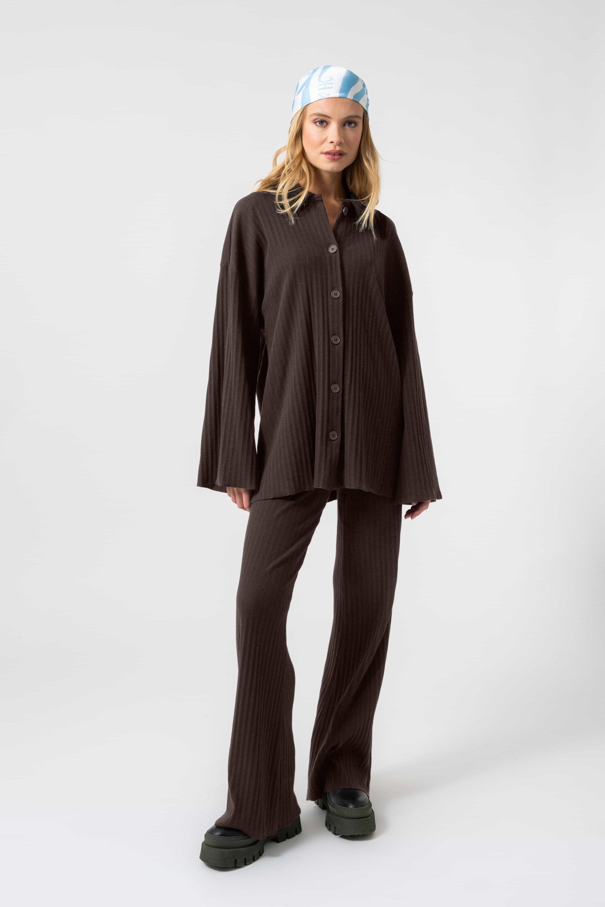 OH APRIL 5-Pocket-Hose Lyle Flared Pants