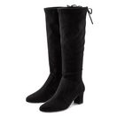 LASCANA Schlupfstiefel Schlupfboots, Slouchy Boots, Slip-On, Stretch & Blockabsatz